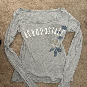 SOLD! 
Aeropostale Heather Gray Long Sleeve Tee